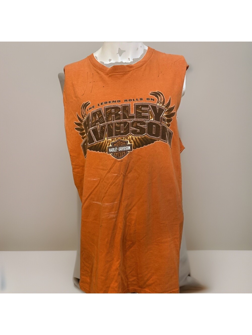 Harley Davidson Motorcycles Onalaska Wisconsin T-Shirt XL Sleevless